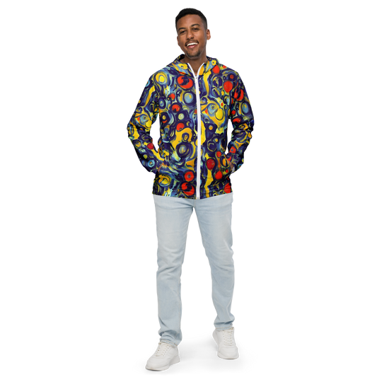 Men's Windbreaker - Dynamic Doodles