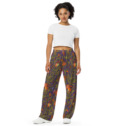 Wide-Leg Pants - Botanical Nebula