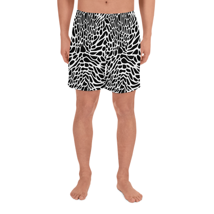 Men's Athletic Shorts - Monochrome Mystique