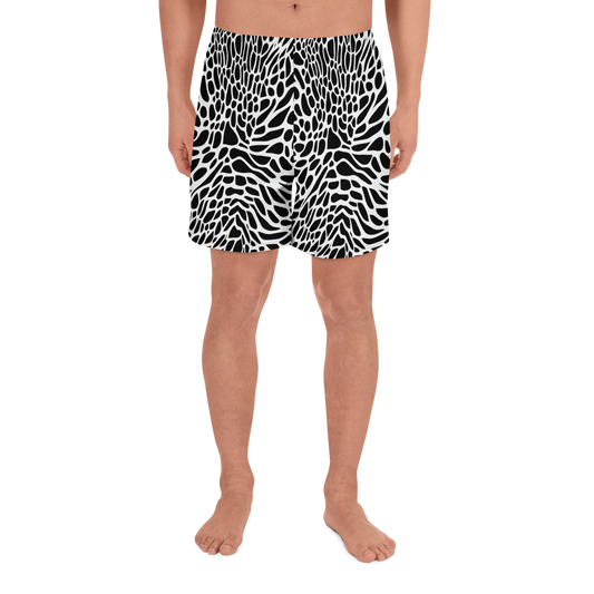 Men's Athletic Shorts - Monochrome Mystique