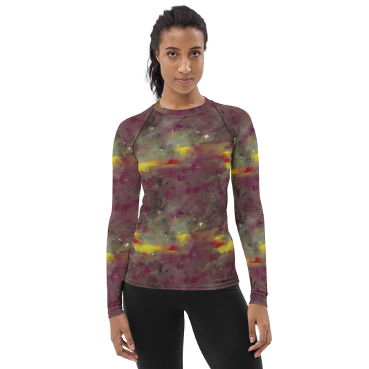 Women's Rash Guard - Whispers of Autumn