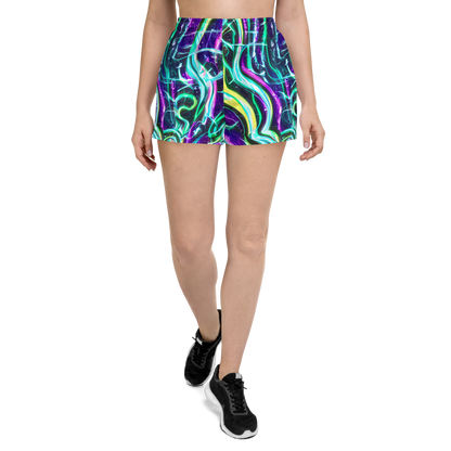 Women’s Athletic Shorts - Quesnel's Vortex