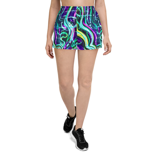 Women’s Athletic Shorts - Quesnel's Vortex