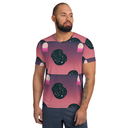 Men's Athletic T-Shirt - Dreamscape Horizon