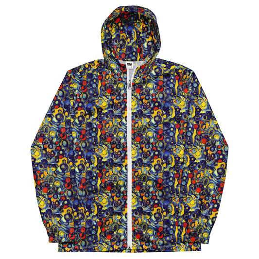 Men's Windbreaker - Dynamic Doodles