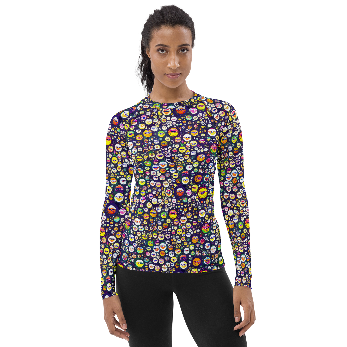 Women's Rash Guard - Whimsical Eyescape