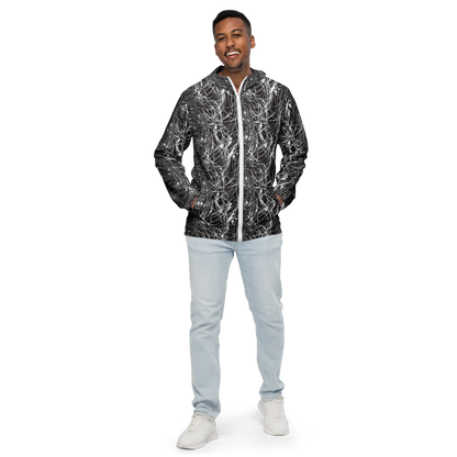 Men's Windbreaker - Cyber Lattice