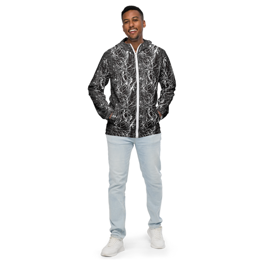 Men's Windbreaker - Cyber Lattice