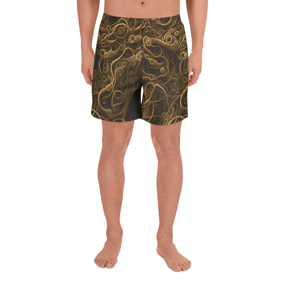 Men's Athletic Shorts - Gilded Reverie