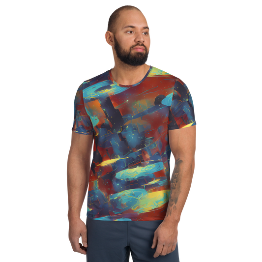 Men's Athletic T-Shirt - Journey Through Infinity