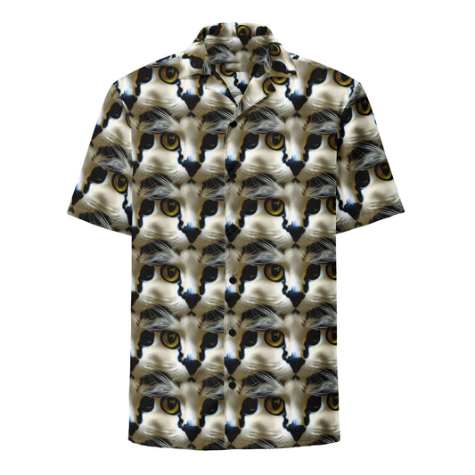 Button Shirt - Feline Fancy