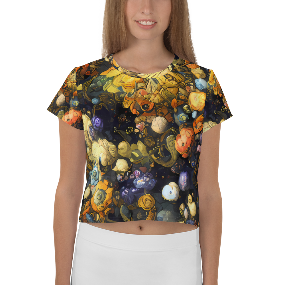 Women's Crop Tee - Baroque Blossom