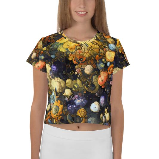 Women's Crop Tee - Baroque Blossom