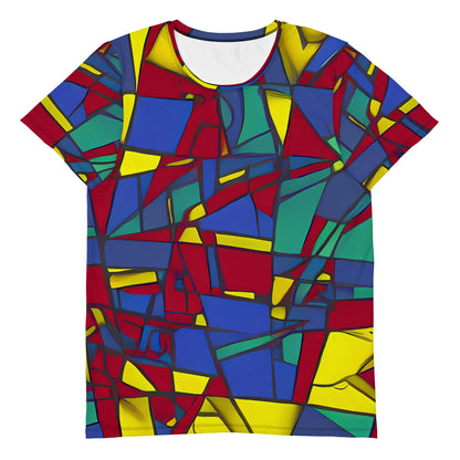 Men's Athletic T-Shirt - Vibrant Vexation