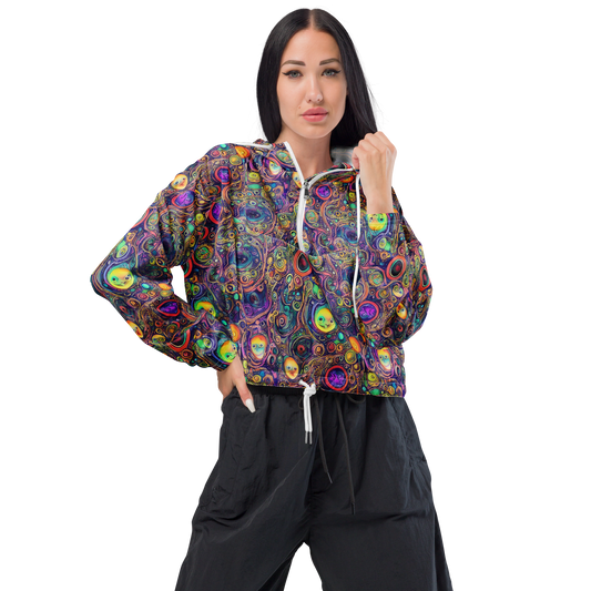 Women's Cropped Windbreaker - Jansson's Nebula