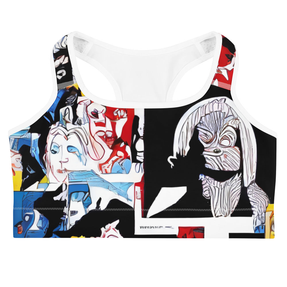 Sports Bra - Pop Art Parade