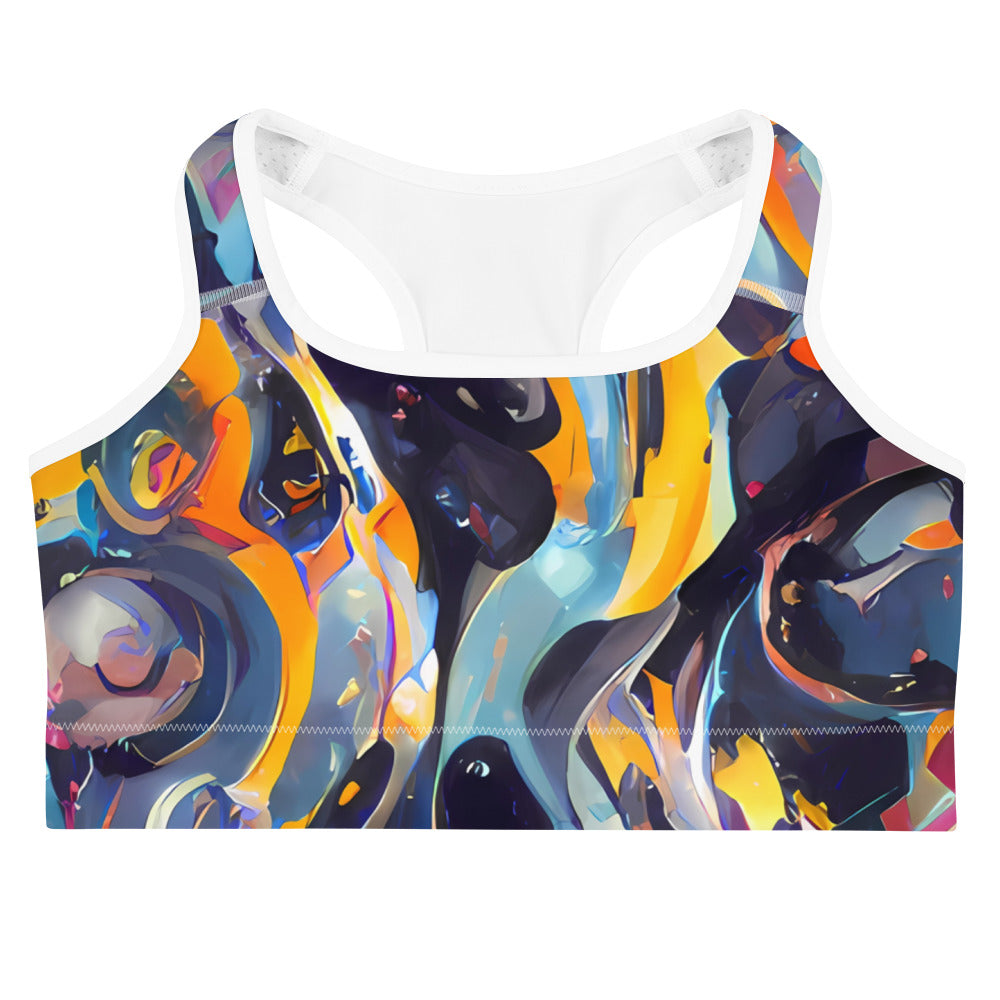Sports Bra - Vivid Whirl
