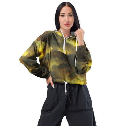 Women's Cropped Windbreaker - Crimson Tide