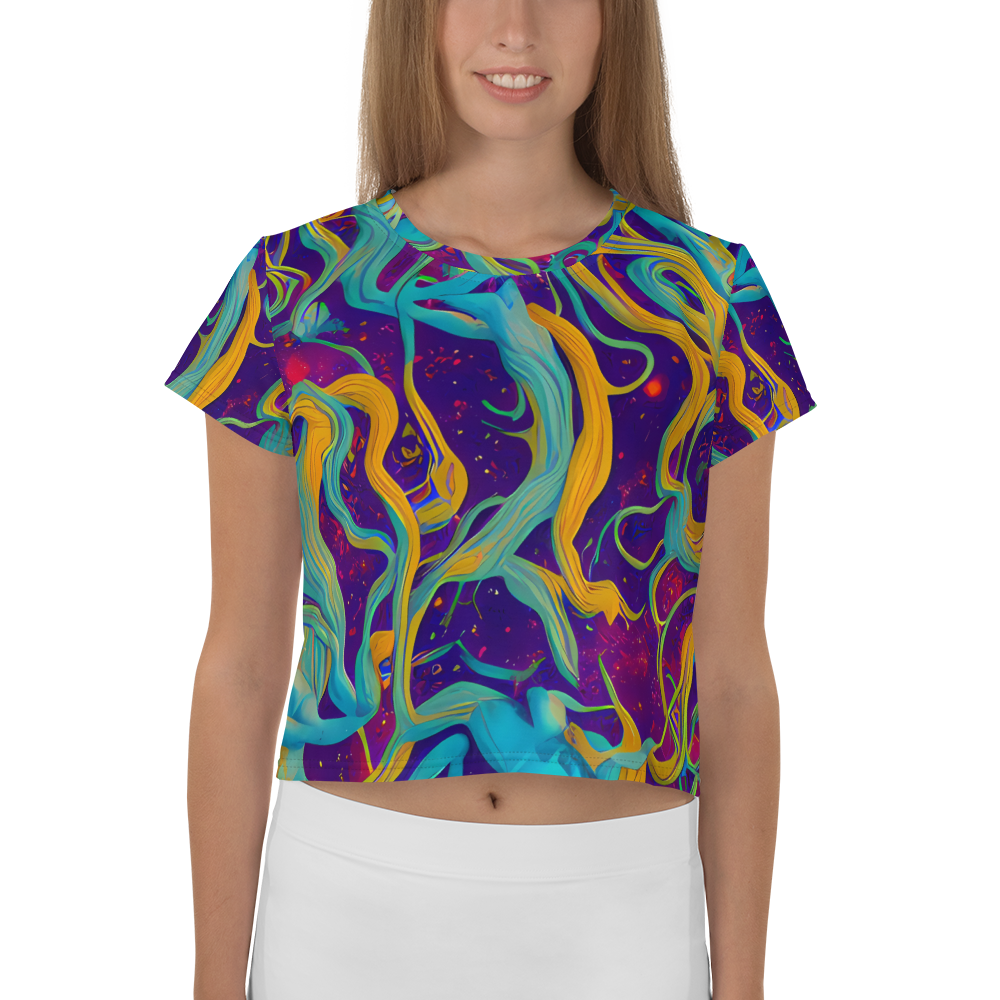 Women's Crop Tee - Etherial Entwine