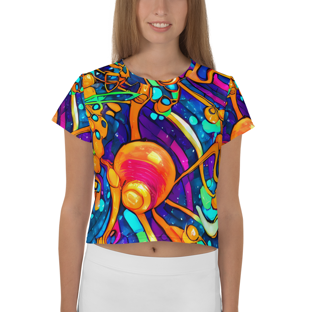 Women's Crop Tee - Iridescent Nebula