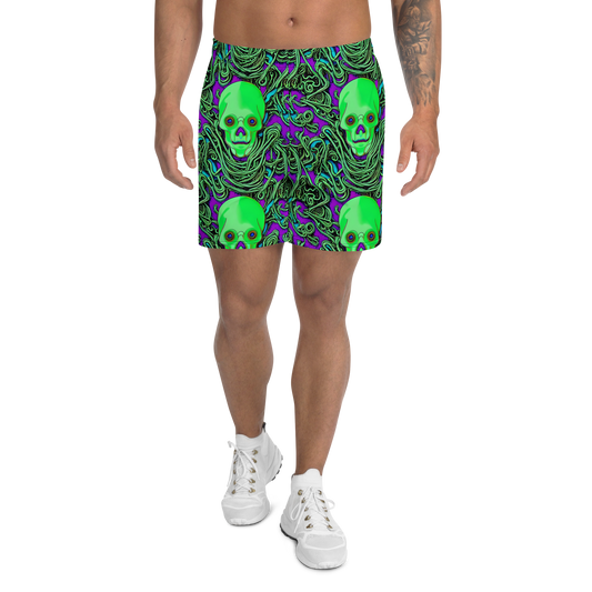 Men's Athletic Shorts - Ghostly Labyrinth