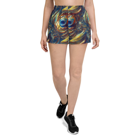 Women’s Athletic Shorts - Celestial Vortex