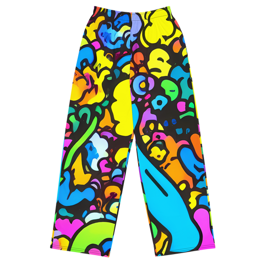 Wide-Leg Pants - Kaleidoscope Garden