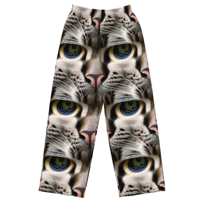 Wide-Leg Pants - Feline Mirage