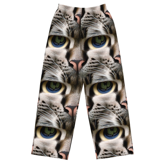 Wide-Leg Pants - Feline Mirage