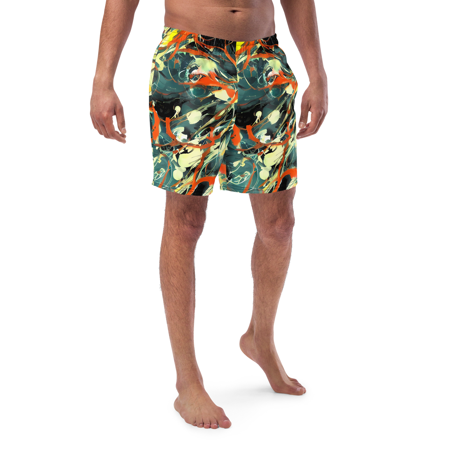 Swim Trunks - Fluid Firestorm