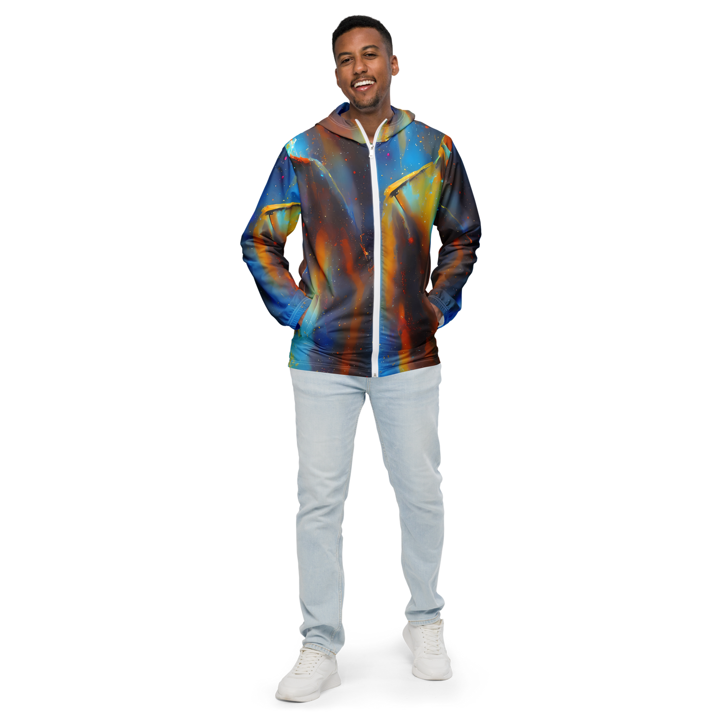 Men's Windbreaker - Pliique Spectrum