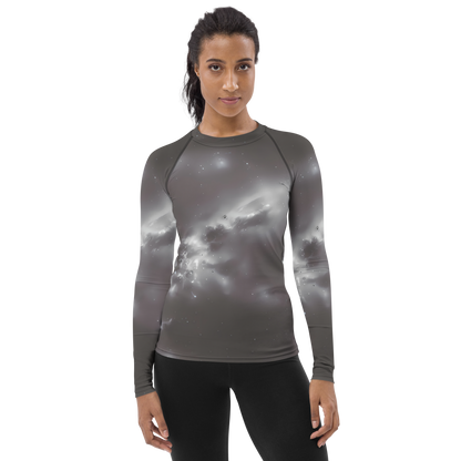 Women's Rash Guard - Silver Nebula