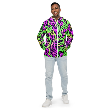 Men's Windbreaker - Mintchine Maze