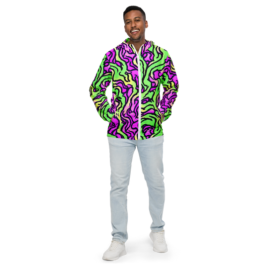 Men's Windbreaker - Mintchine Maze