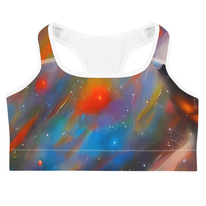 Sports Bra - Painterly Void