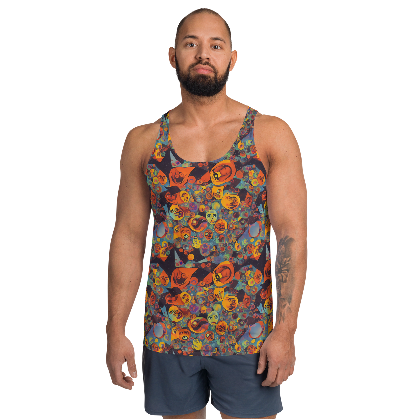 Men's Tank Top - Galactic Faces