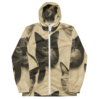 Men's Windbreaker - Feline Symphony