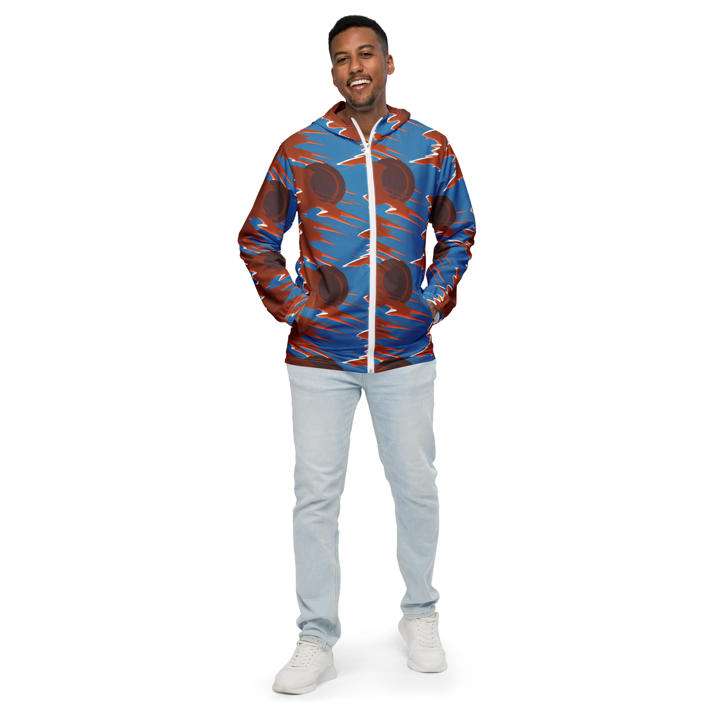 Men's Windbreaker - Desert Vortex