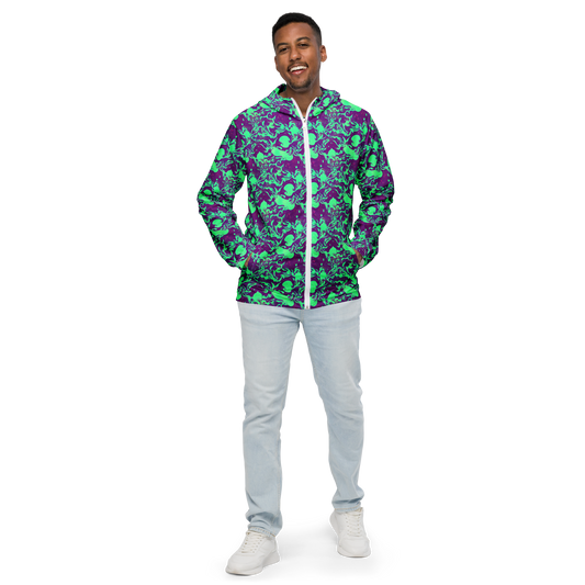 Men's Windbreaker - Alien Ripples