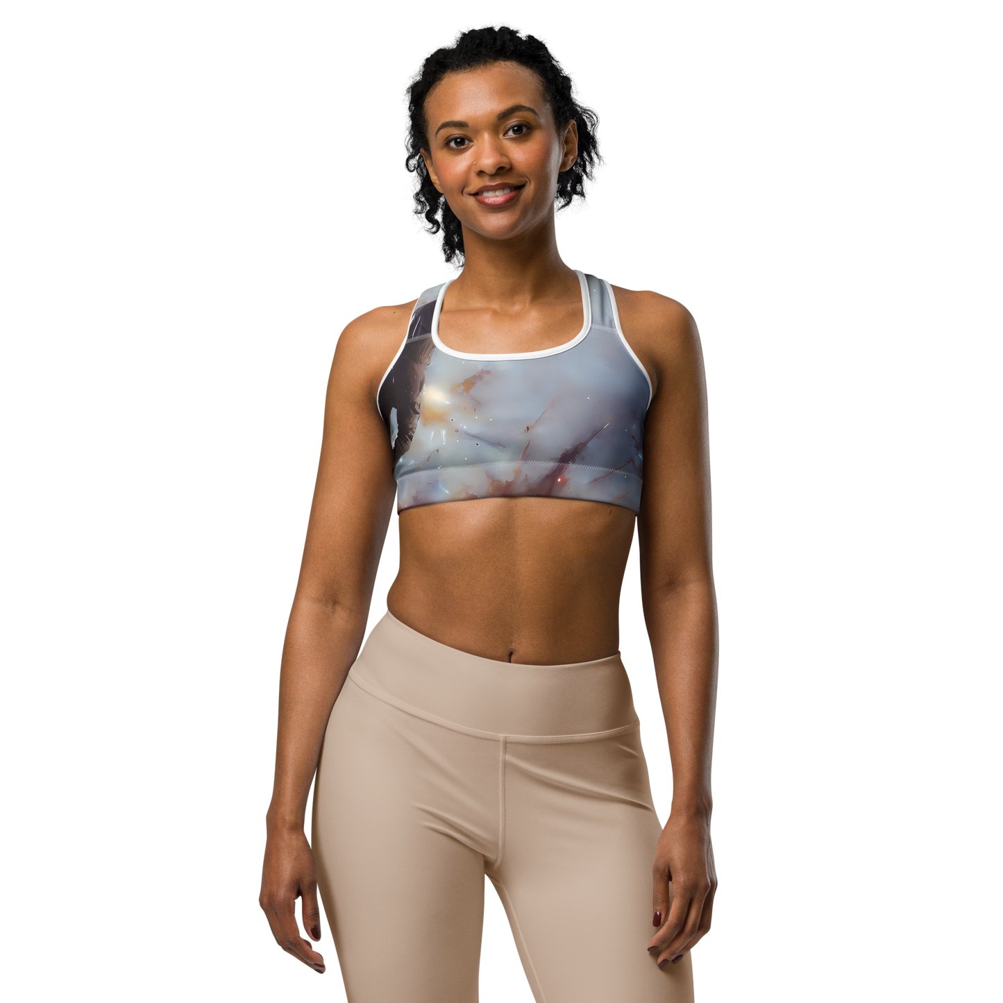 Sports Bra - Impressionist Void