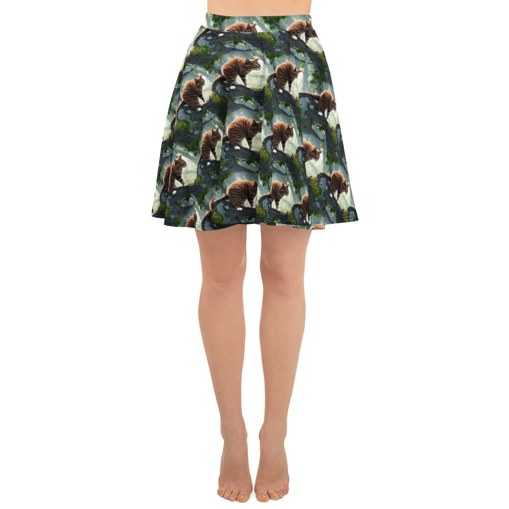 Skater Skirt - Whiskered Enigma