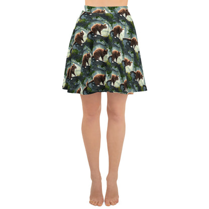 Skater Skirt - Whiskered Enigma