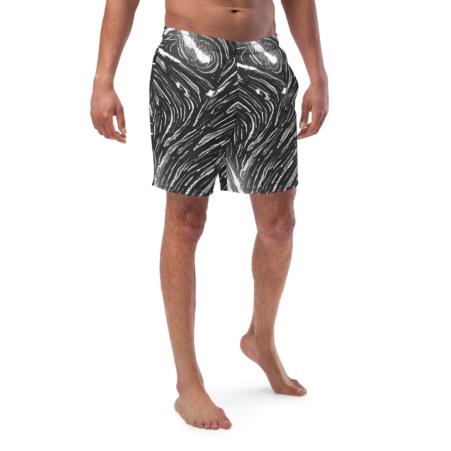 Swim Trunks - Silver Swirl