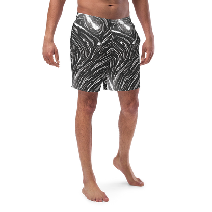 Swim Trunks - Silver Swirl