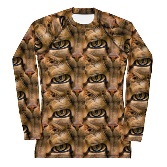 Women's Rash Guard - Feline Whisper