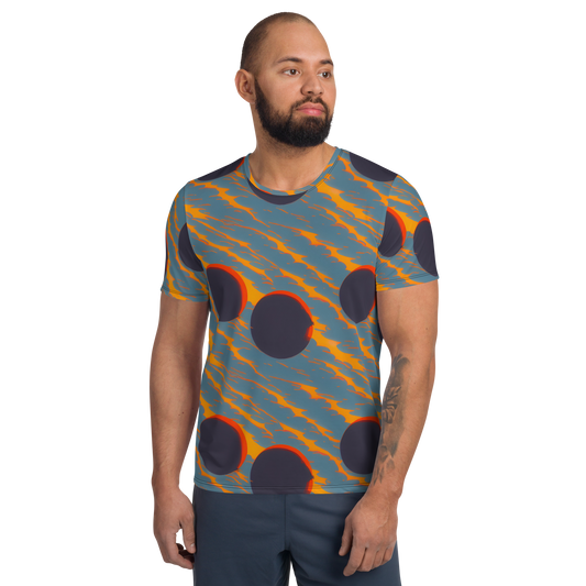 Men's Athletic T-Shirt - Flames of Gravity