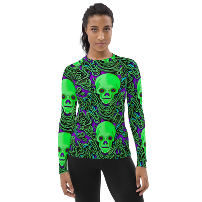 Women's Rash Guard - Ghostly Labyrinth