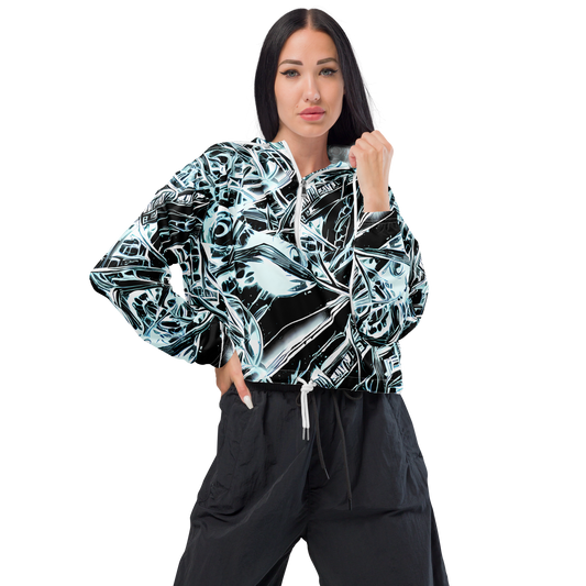 Women's Cropped Windbreaker - Frosted Infusion