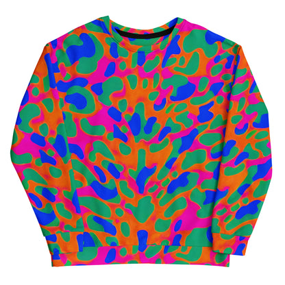 Sweatshirt - Fluorescent Camouflage