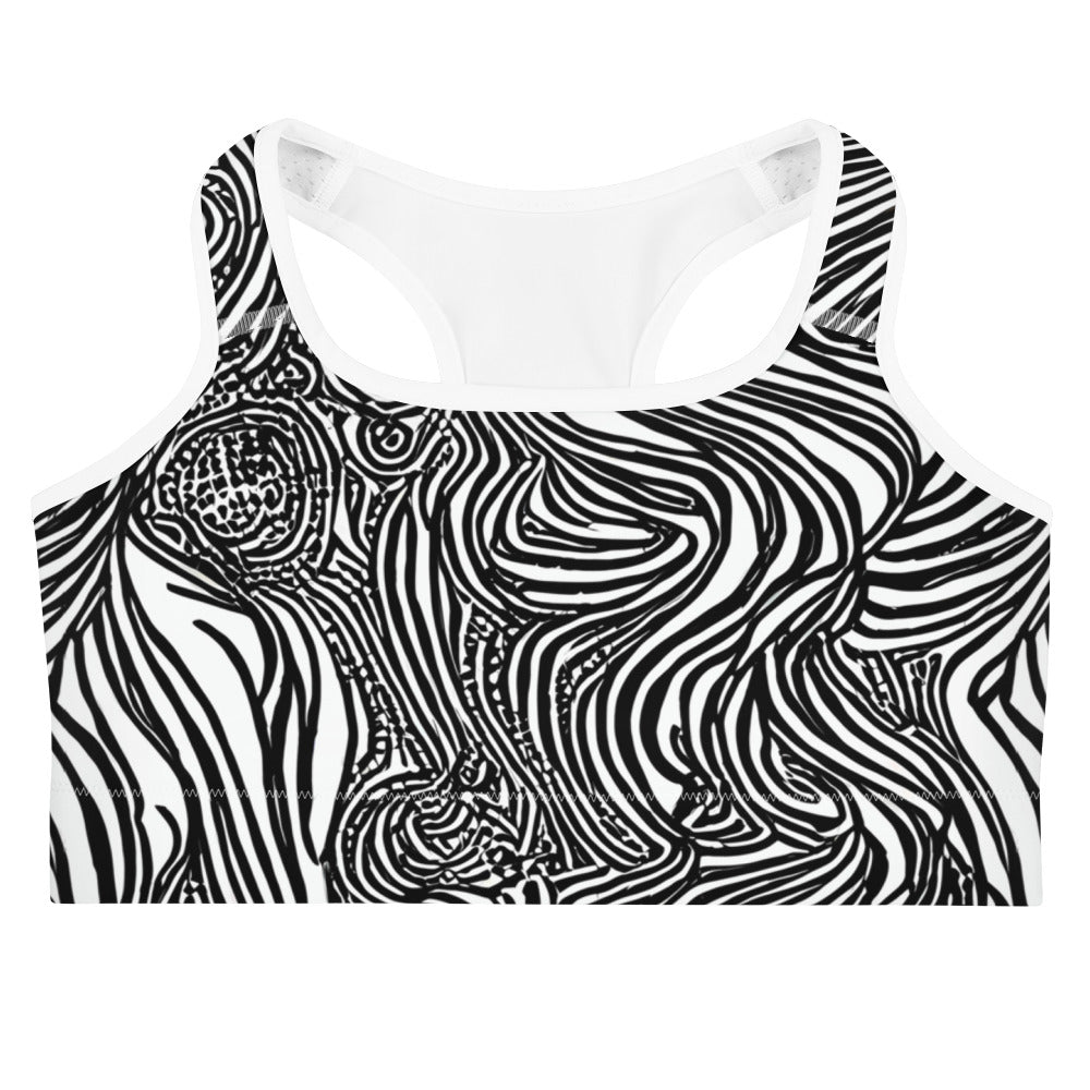 Sports Bra - Tidal Tangle